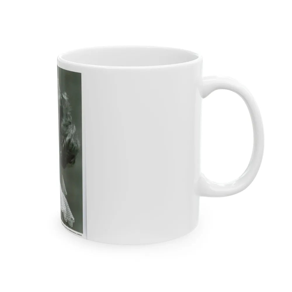 Lori Nelson #32 (Vintage Female Icon) White Coffee Mug-Go Mug Yourself