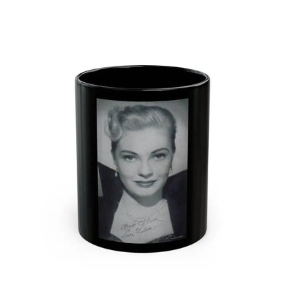 Lori Nelson #39 (Vintage Female Icon) Black Coffee Mug 11oz - Go Mug Yourself