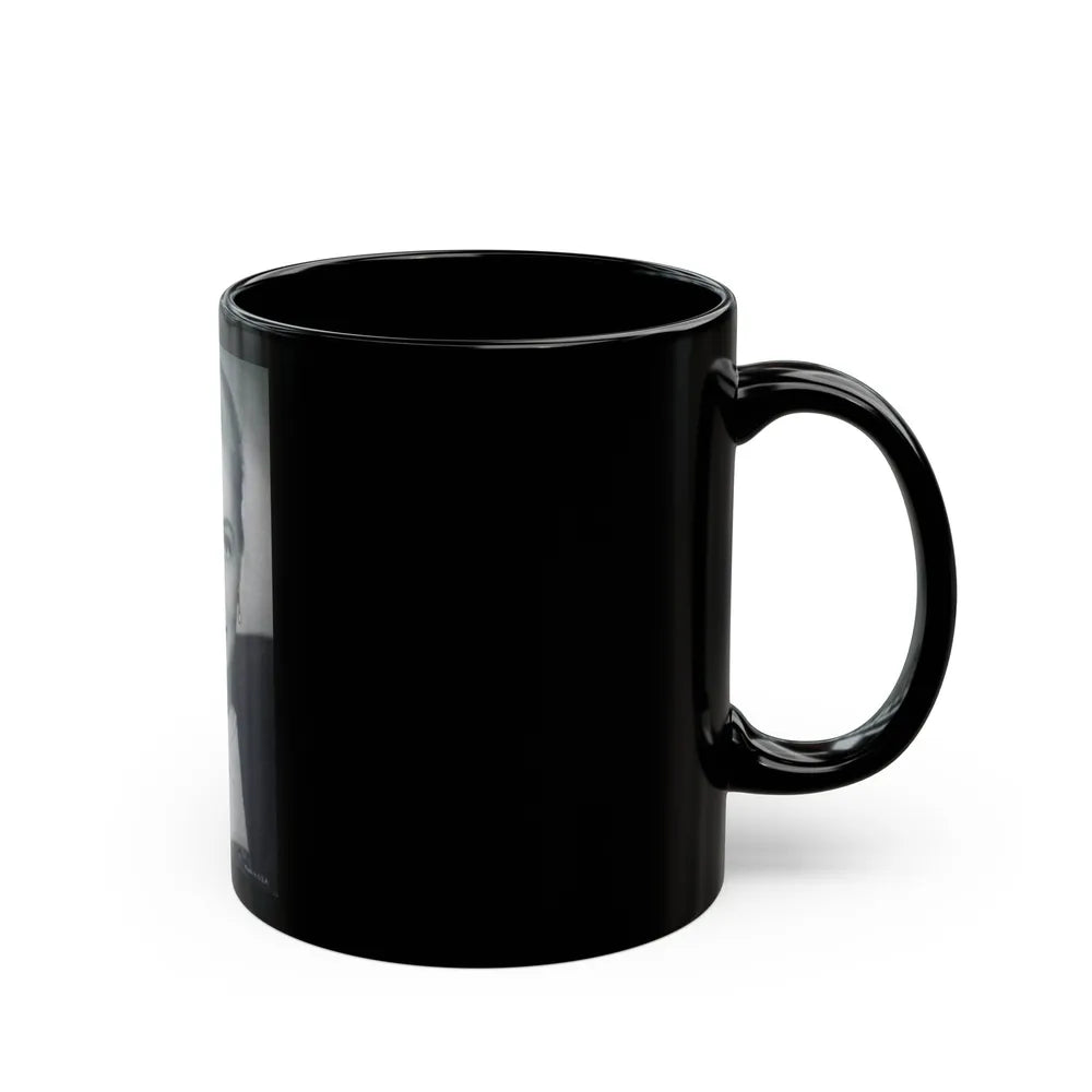 Lori Nelson #39 (Vintage Female Icon) Black Coffee Mug-Go Mug Yourself