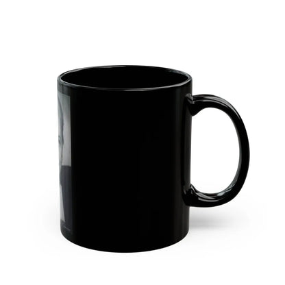 Lori Nelson #39 (Vintage Female Icon) Black Coffee Mug-Go Mug Yourself
