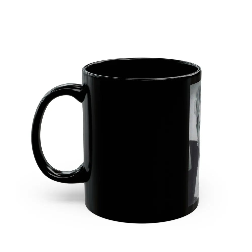 Lori Nelson #39 (Vintage Female Icon) Black Coffee Mug-Go Mug Yourself