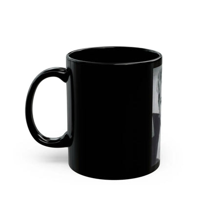 Lori Nelson #39 (Vintage Female Icon) Black Coffee Mug-Go Mug Yourself