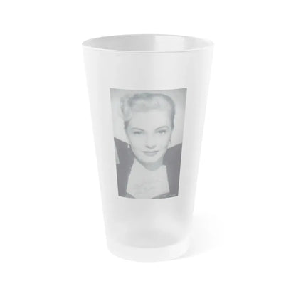 Lori Nelson #39 (Vintage Female Icon) Frosted Pint Glass 16oz 16oz Frosted - Go Mug Yourself