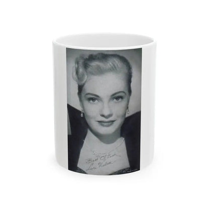 Lori Nelson #39 (Vintage Female Icon) White Coffee Mug 11oz - Go Mug Yourself