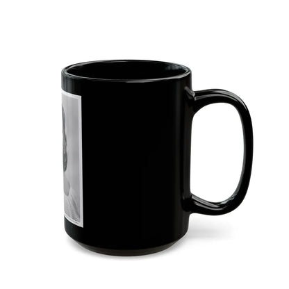 Lori Nelson #40 (Vintage Female Icon) Black Coffee Mug-Go Mug Yourself