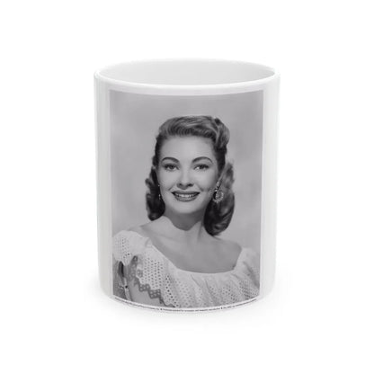 Lori Nelson #40 (Vintage Female Icon) White Coffee Mug-11oz-Go Mug Yourself