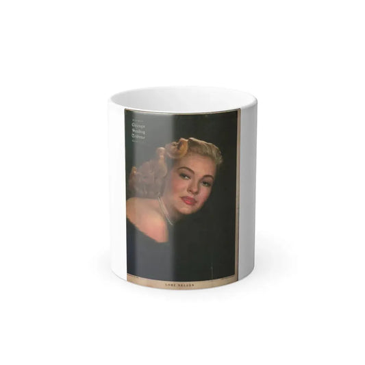 Lori Nelson #48 - (Vintage Female Icon) Color Changing Coffee Mug 11oz - Go Mug Yourself