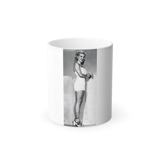 Lori Nelson #49 - Printed & Scanned (Vintage Female Icons) Color Changing Mug 11oz-11oz-Go Mug Yourself