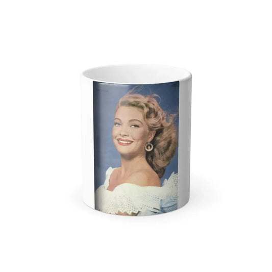 Lori Nelson #51 (Vintage Female Icon) Color Changing Coffee Mug 11oz - Go Mug Yourself