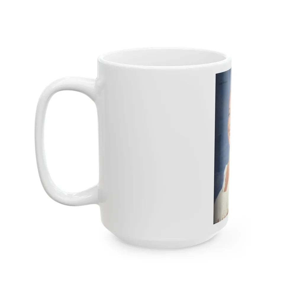 Lori Nelson #51 (Vintage Female Icon) White Coffee Mug-Go Mug Yourself