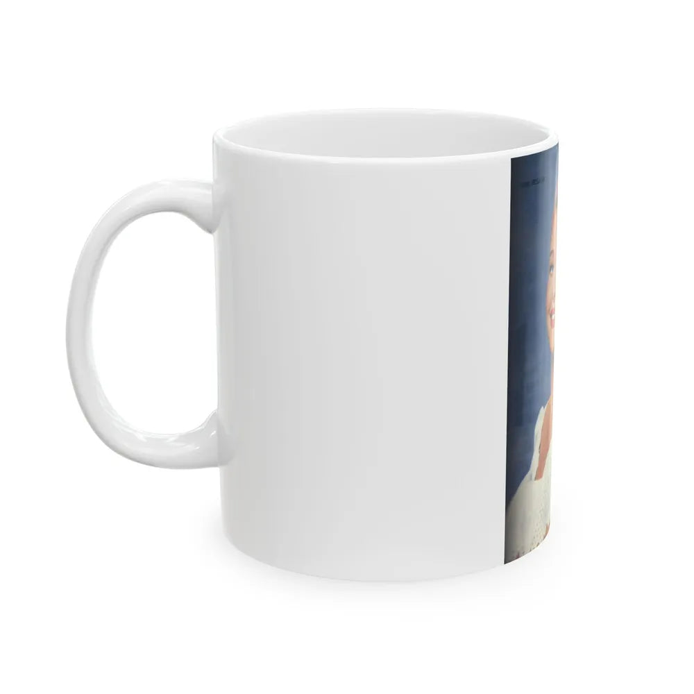Lori Nelson #51 (Vintage Female Icon) White Coffee Mug-Go Mug Yourself