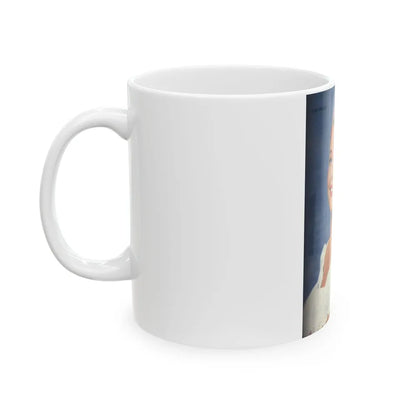 Lori Nelson #51 (Vintage Female Icon) White Coffee Mug-Go Mug Yourself