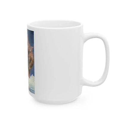 Lori Nelson #51 (Vintage Female Icon) White Coffee Mug - Go Mug Yourself