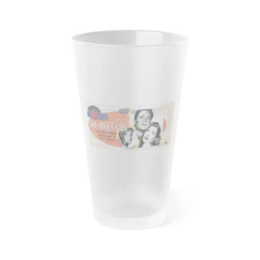 Lori Nelson #53 - Printed & Scanned (Vintage Female Icon) Frosted Pint Glass 16oz 16oz Frosted - Go Mug Yourself
