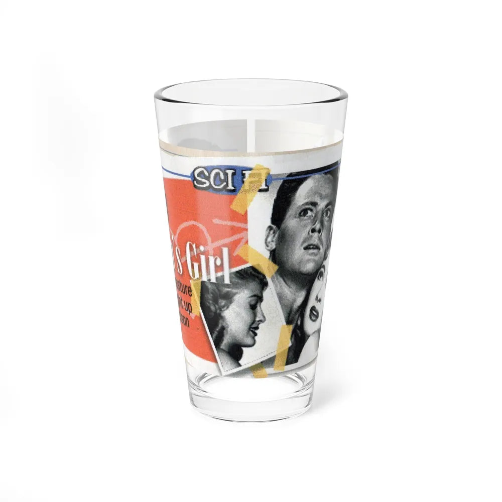 Lori Nelson #53 - Printed & Scanned (Vintage Female Icon) Pint Glass 16oz 16oz - Go Mug Yourself