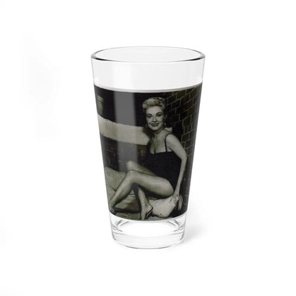Lori Nelson #54 - Printed & Scanned (Vintage Female Icon) Pint Glass 16oz 16oz - Go Mug Yourself