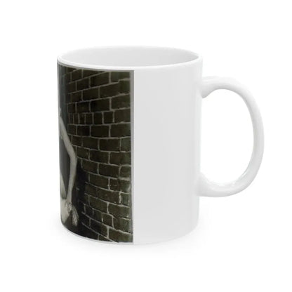 Lori Nelson #54 - Printed & Scanned (Vintage Female Icon) White Coffee Mug - Go Mug Yourself