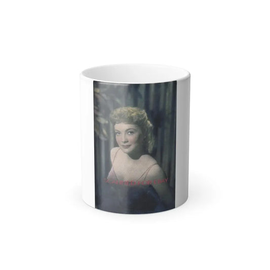 Lori Nelson #55 - Printed & Scanned (Vintage Female Icons) Color Changing Mug 11oz-11oz-Go Mug Yourself