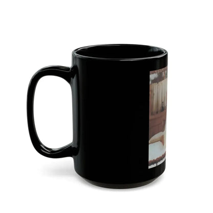 Lori Nelson #56 (Vintage Female Icon) Black Coffee Mug - Go Mug Yourself