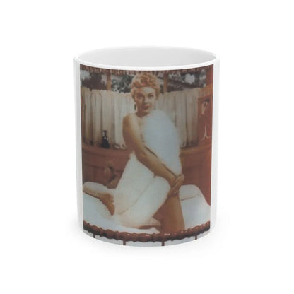 Lori Nelson #56 (Vintage Female Icon) White Coffee Mug-11oz-Go Mug Yourself