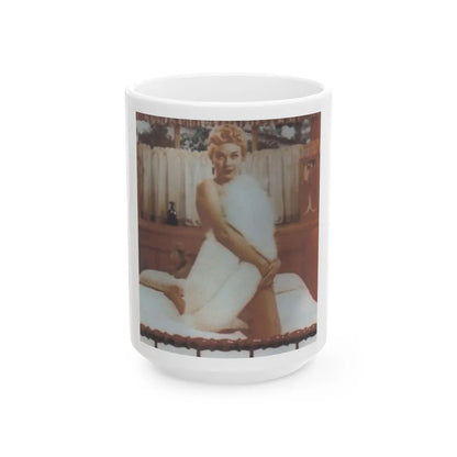 Lori Nelson #56 (Vintage Female Icon) White Coffee Mug-15oz-Go Mug Yourself
