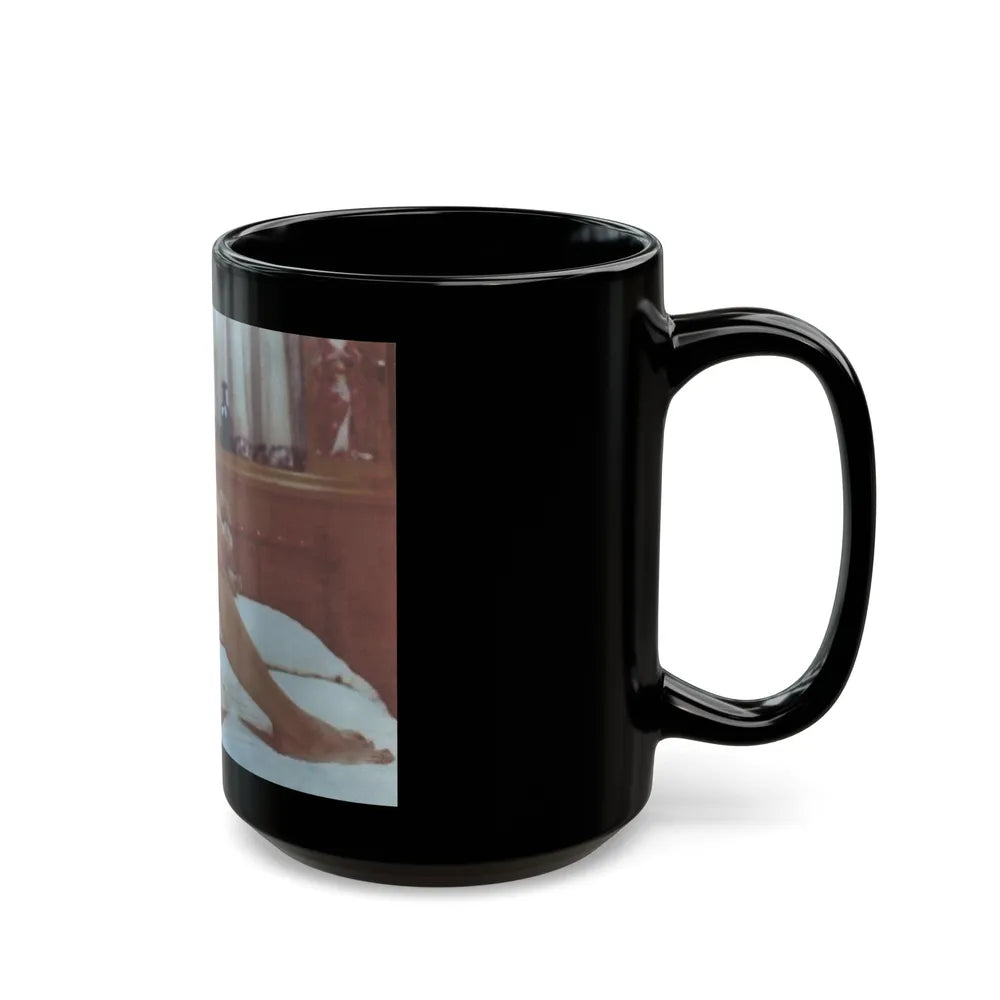 Lori Nelson #57 (Vintage Female Icon) Black Coffee Mug-Go Mug Yourself
