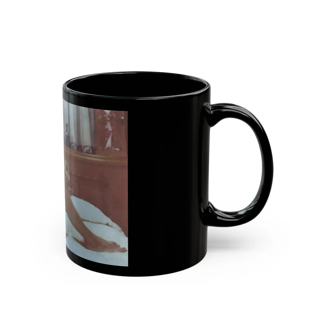Lori Nelson #57 (Vintage Female Icon) Black Coffee Mug-Go Mug Yourself
