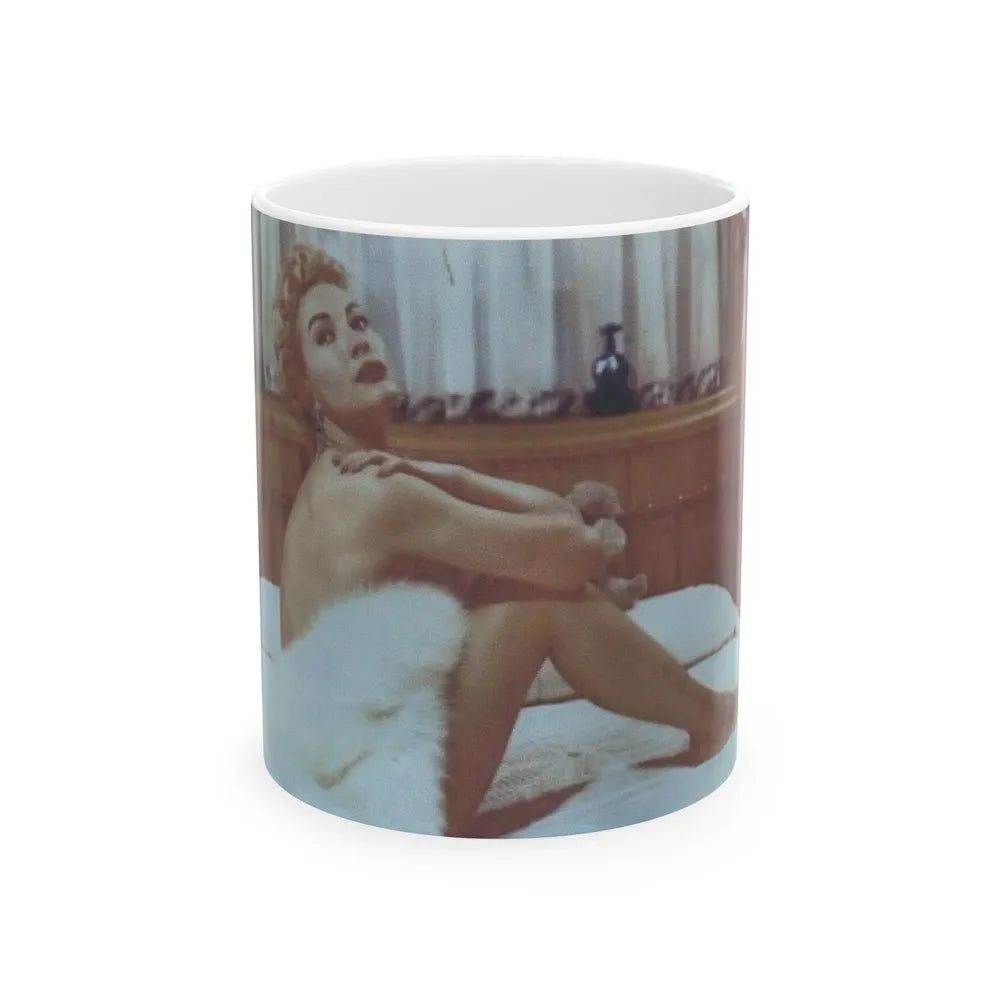 Lori Nelson #57 (Vintage Female Icon) White Coffee Mug-11oz-Go Mug Yourself