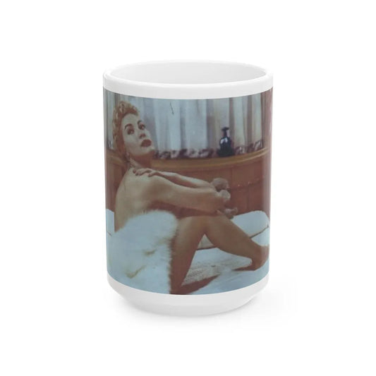 Lori Nelson #57 (Vintage Female Icon) White Coffee Mug-15oz-Go Mug Yourself