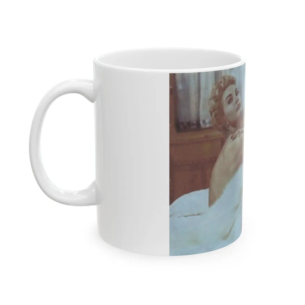 Lori Nelson #57 (Vintage Female Icon) White Coffee Mug-Go Mug Yourself