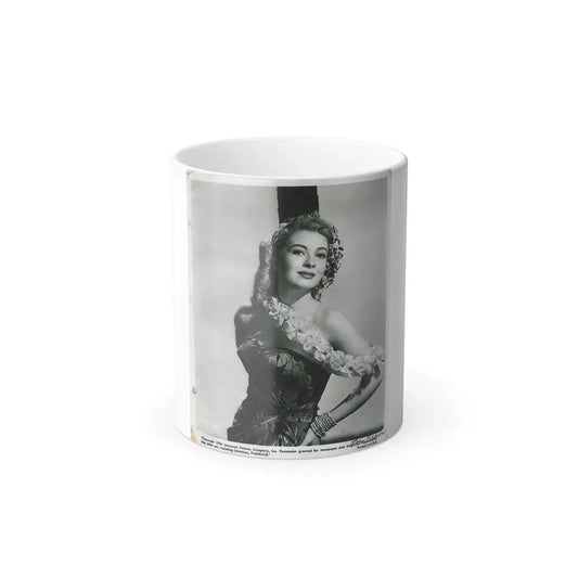 Lori Nelson #58 - Printed & Scanned (Vintage Female Icon) Color Changing Mug 11oz 11oz - Go Mug Yourself