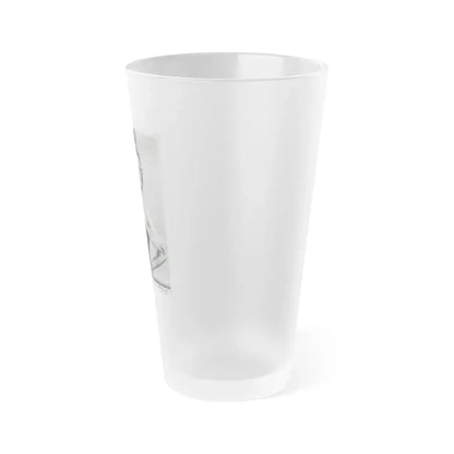 Lori Nelson #58 - Printed & Scanned (Vintage Female Icon) Frosted Pint Glass 16oz - Go Mug Yourself
