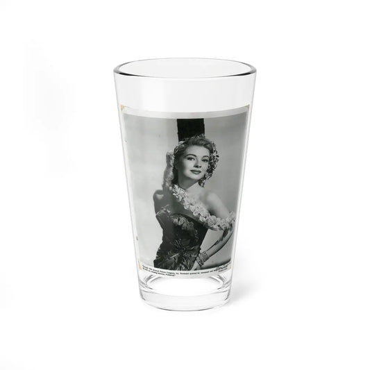 Lori Nelson #58 - Printed & Scanned (Vintage Female Icon) Pint Glass 16oz 16oz - Go Mug Yourself