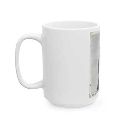 Lori Nelson #58 - Printed & Scanned (Vintage Female Icon) White Coffee Mug - Go Mug Yourself