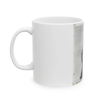 Lori Nelson #58 - Printed & Scanned (Vintage Female Icon) White Coffee Mug - Go Mug Yourself