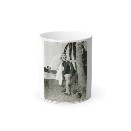 Lori Nelson #69 (Vintage Female Icons) Color Changing Mug 11oz-11oz-Go Mug Yourself