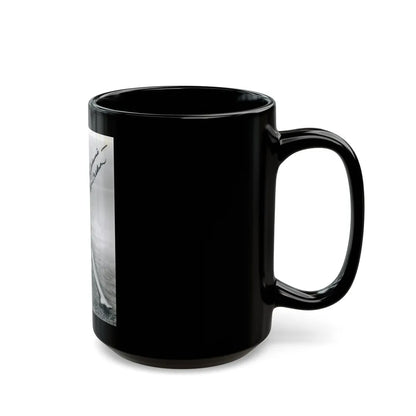 Lori Nelson #70 (Vintage Female Icon) Black Coffee Mug-Go Mug Yourself