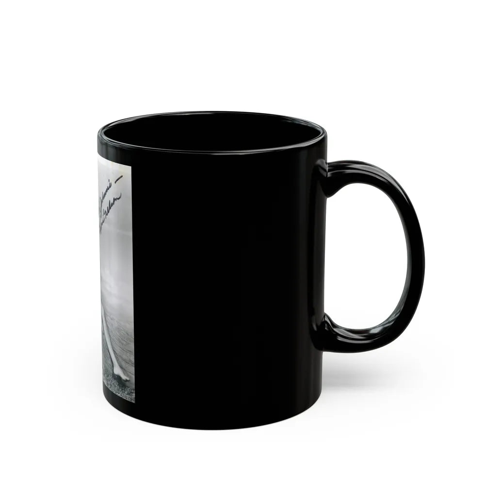 Lori Nelson #70 (Vintage Female Icon) Black Coffee Mug-Go Mug Yourself