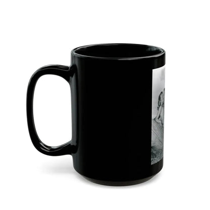 Lori Nelson #70 (Vintage Female Icon) Black Coffee Mug - Go Mug Yourself