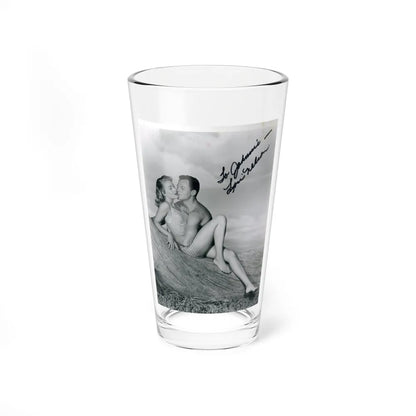 Lori Nelson #70 (Vintage Female Icon) Pint Glass 16oz 16oz - Go Mug Yourself