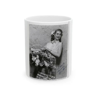 Lori Nelson #74 (Vintage Female Icon) White Coffee Mug 11oz - Go Mug Yourself