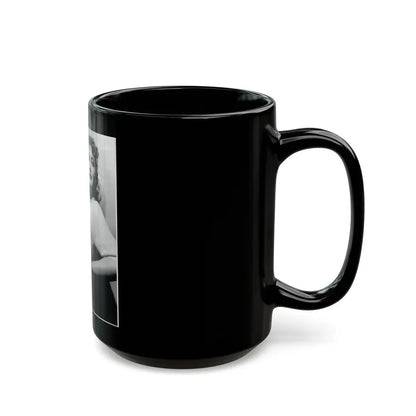 Lori Nelson #76 (Vintage Female Icon) Black Coffee Mug - Go Mug Yourself