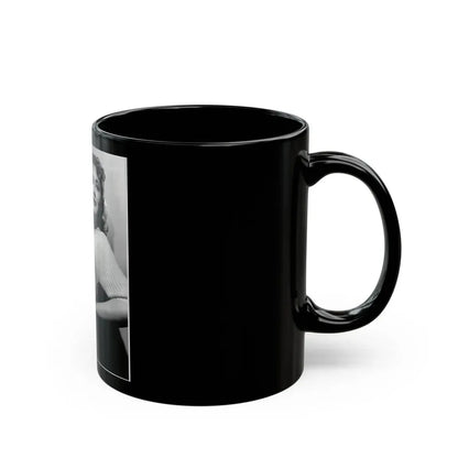 Lori Nelson #76 (Vintage Female Icon) Black Coffee Mug - Go Mug Yourself