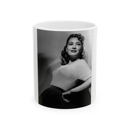 Lori Nelson #76 (Vintage Female Icon) White Coffee Mug 11oz - Go Mug Yourself