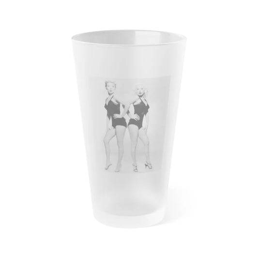 Lori Nelson #80 with, Mamie Van Doren - ''Untamed Youth'' '57 Promop Photo (Vintage Female Icon) Frosted Pint 16oz-16oz-Frosted-Go Mug Yourself