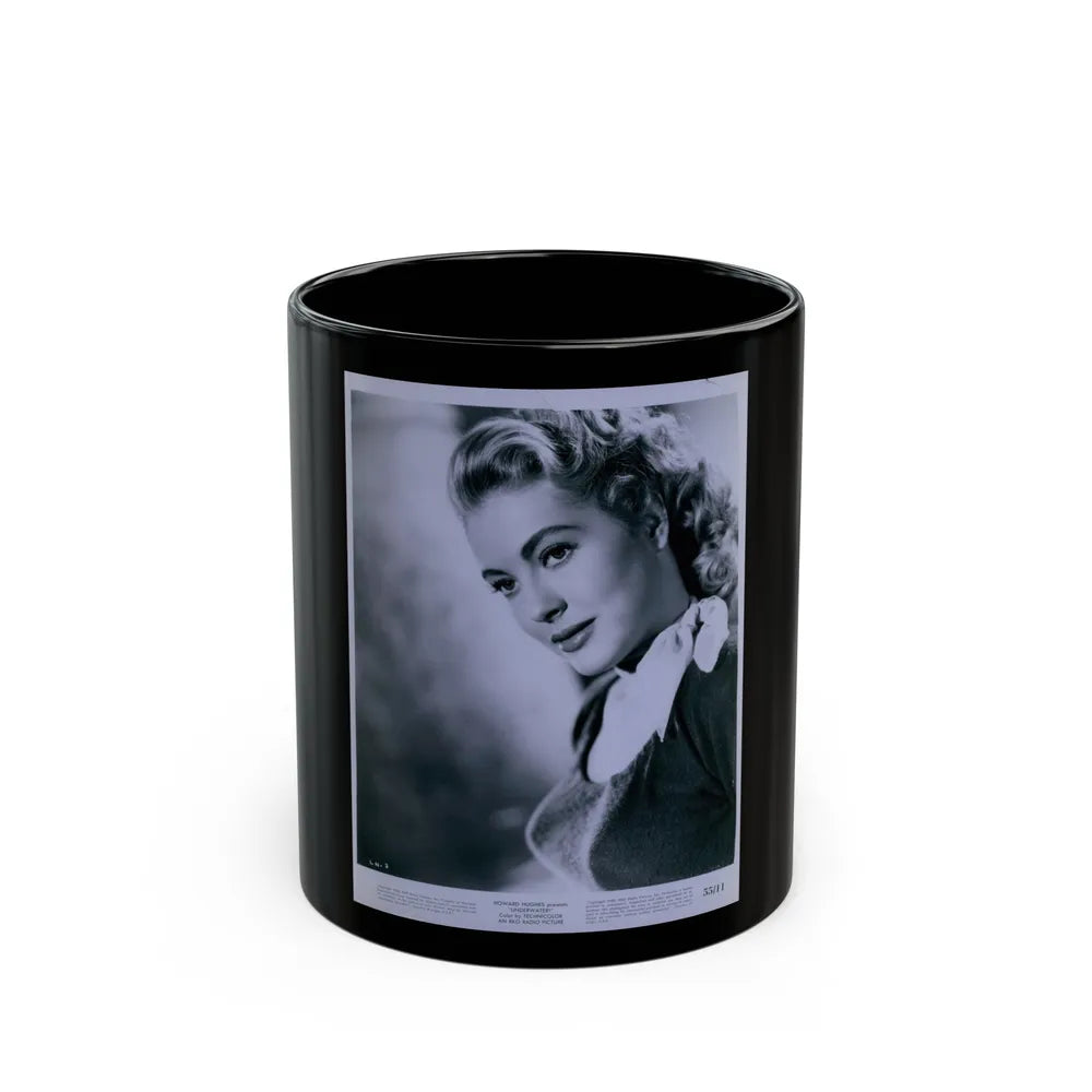 Lori Nelson #89 (Vintage Female Icon) Black Coffee Mug-11oz-Go Mug Yourself
