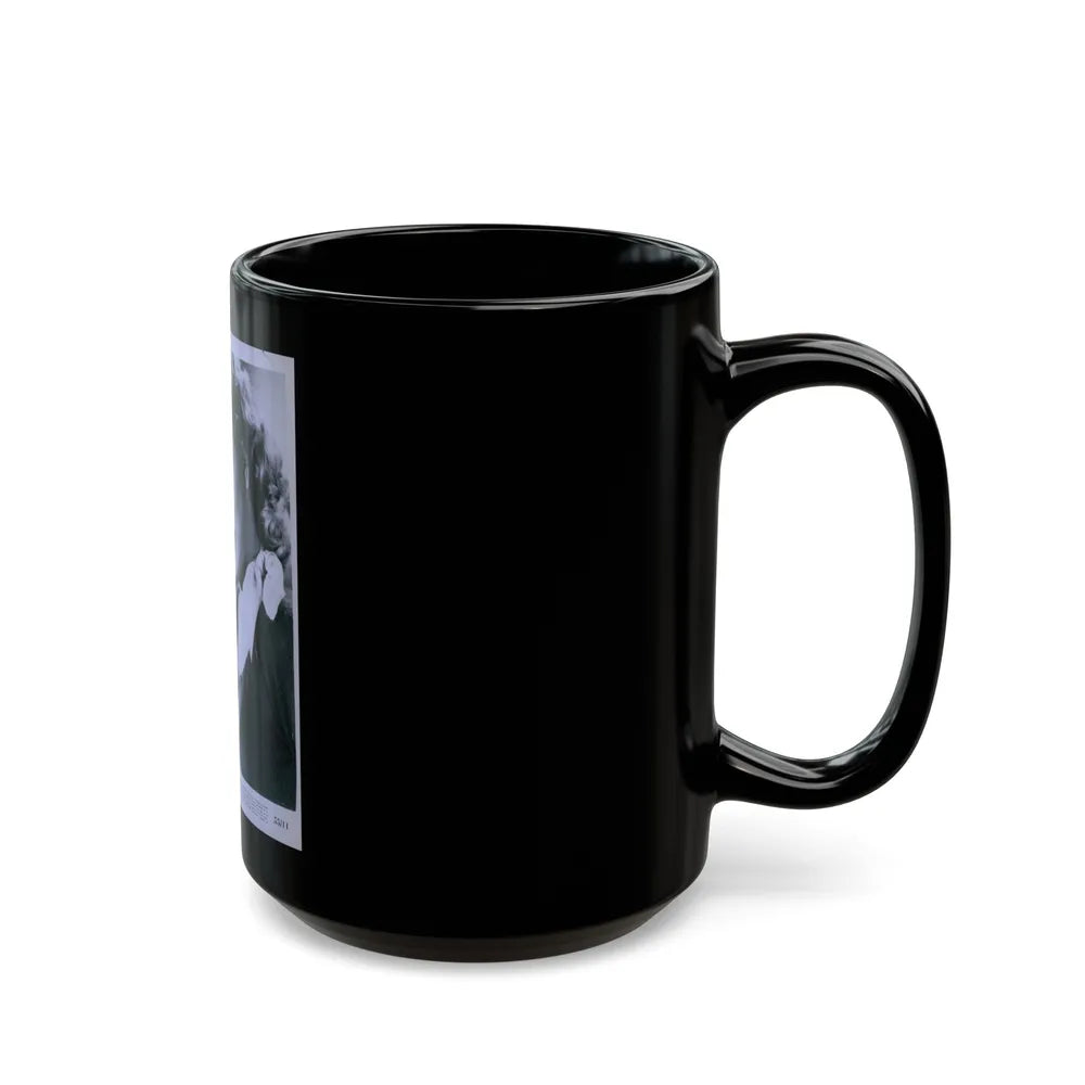 Lori Nelson #89 (Vintage Female Icon) Black Coffee Mug-Go Mug Yourself