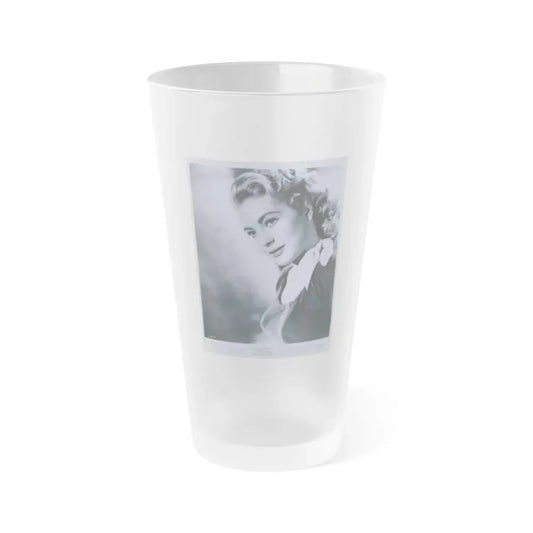 Lori Nelson #89 (Vintage Female Icon) Frosted Pint Glass 16oz 16oz Frosted - Go Mug Yourself