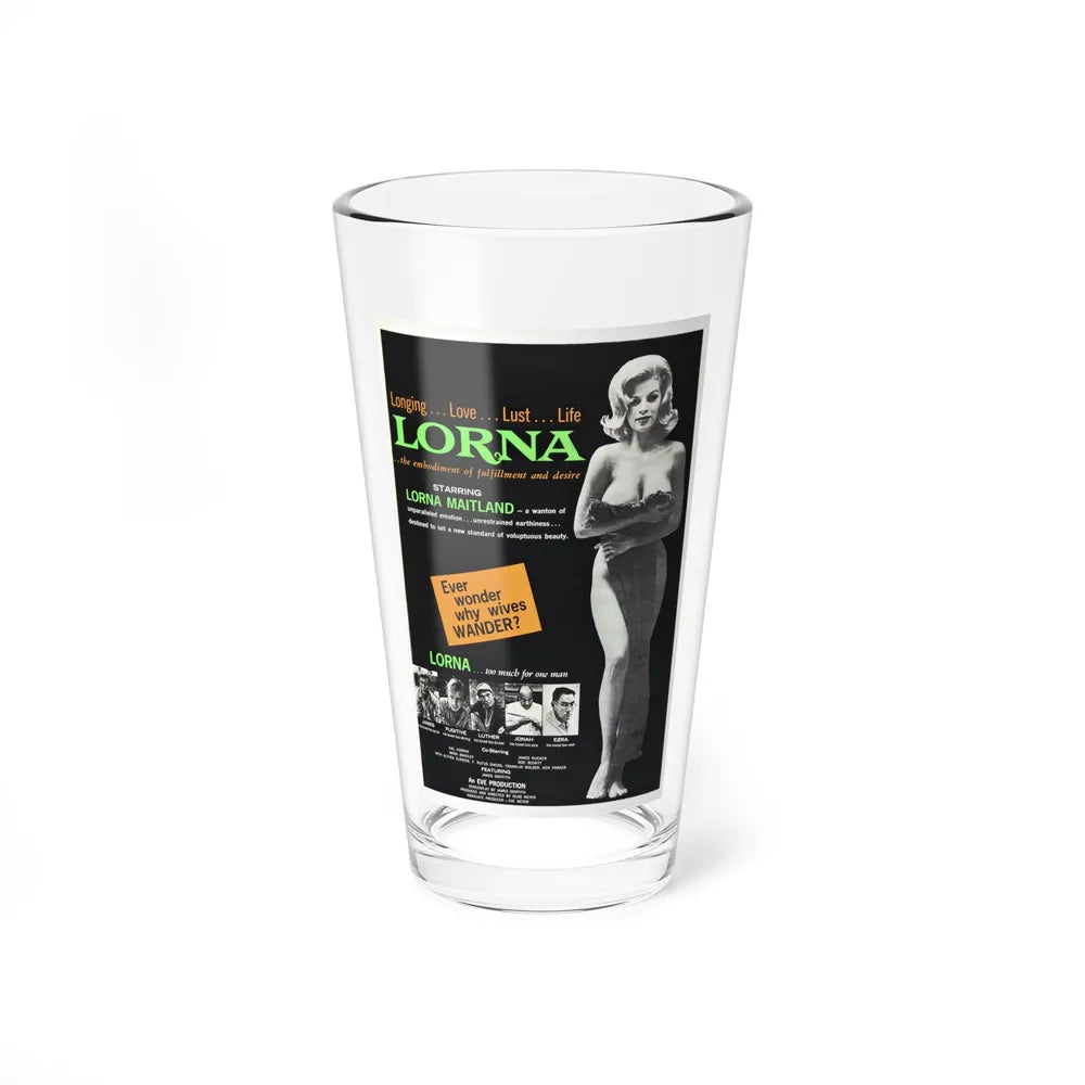 LORNA 1964 Movie Poster - Pint Glass 16oz-16oz-Go Mug Yourself