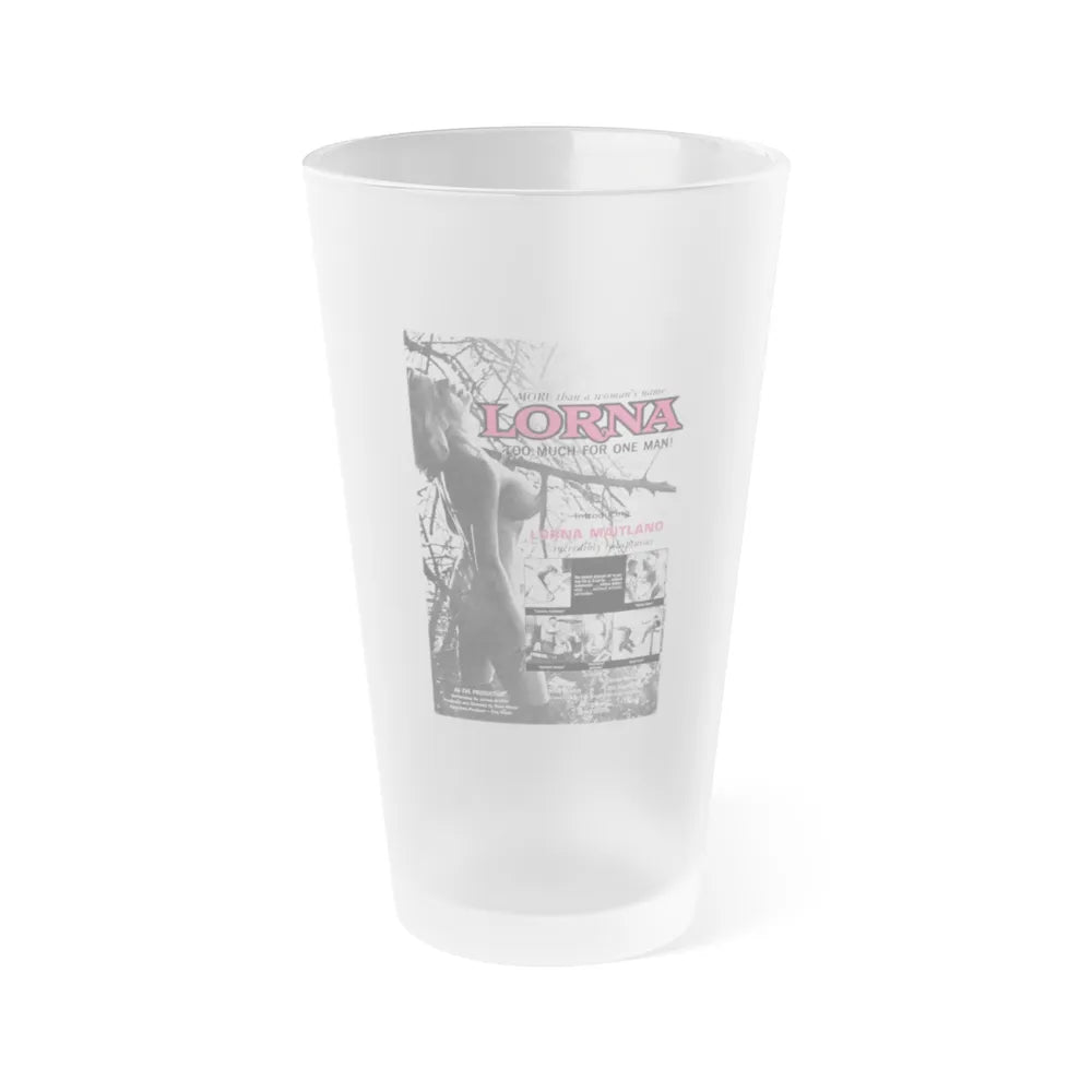 LORNA (3) 1964 Movie Poster - Frosted Pint Glass 16oz-Go Mug Yourself